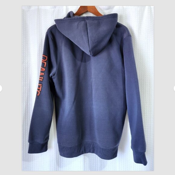 Peanuts Snoopy Graphic Hoodie Pullover Size Med Skating Kangaroo Pocket Blue - Picture 2 of 8